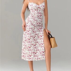 Floral Spaghetti Strap Dress